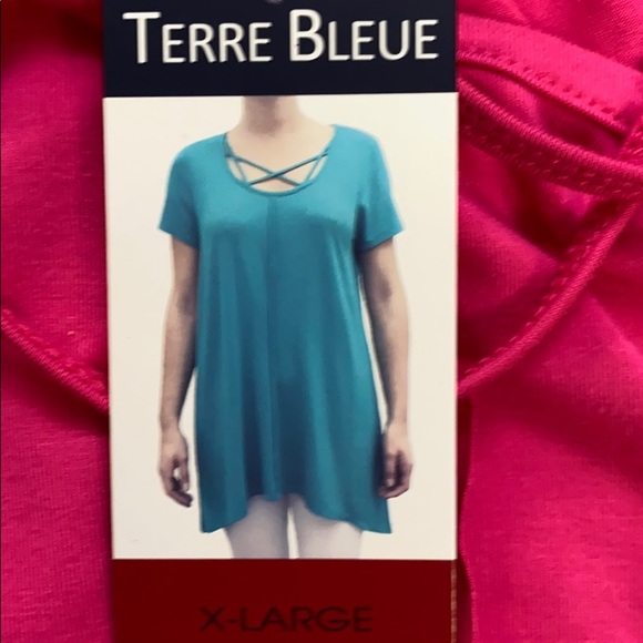 Terre Bleue Cage Front Blouse - Picture 5 of 5